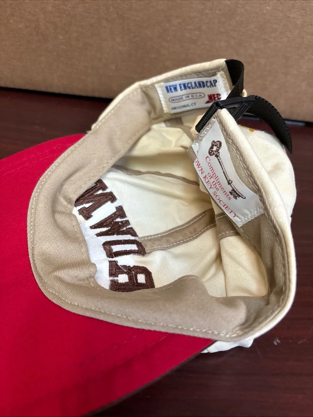 Brown University Bears Key Society Vintage 2002 Alumni Strapback Hat Cap Unisex
